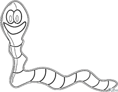 earthworm Coloring Pages To Print